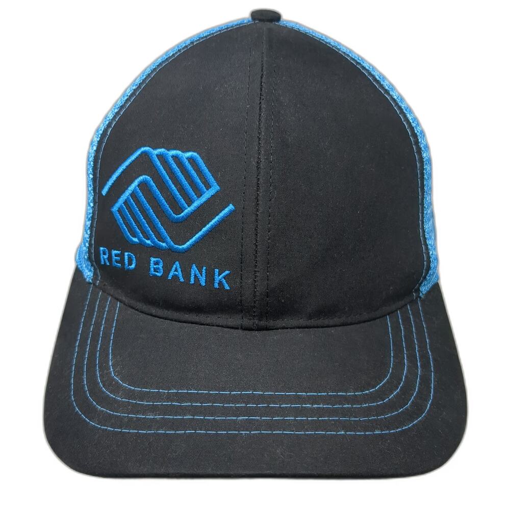 Boco Gear Trucker Hat Black One Size Mesh Back Snapback Red Bank NJ Club Logo